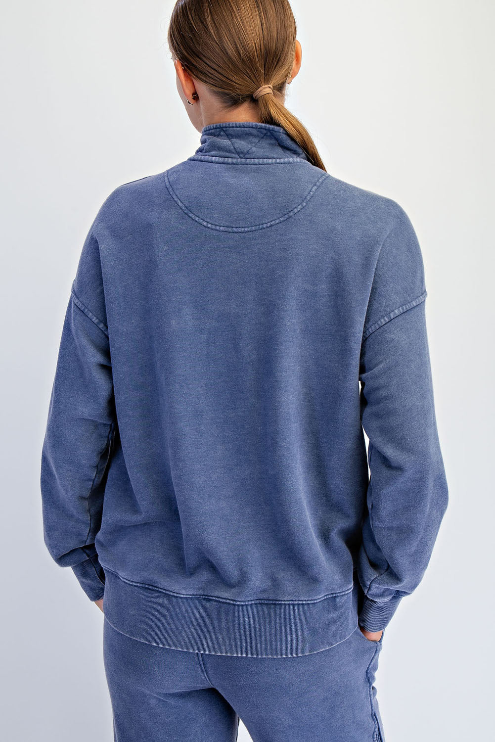 French Terry Quarter Snap Sweatshirt