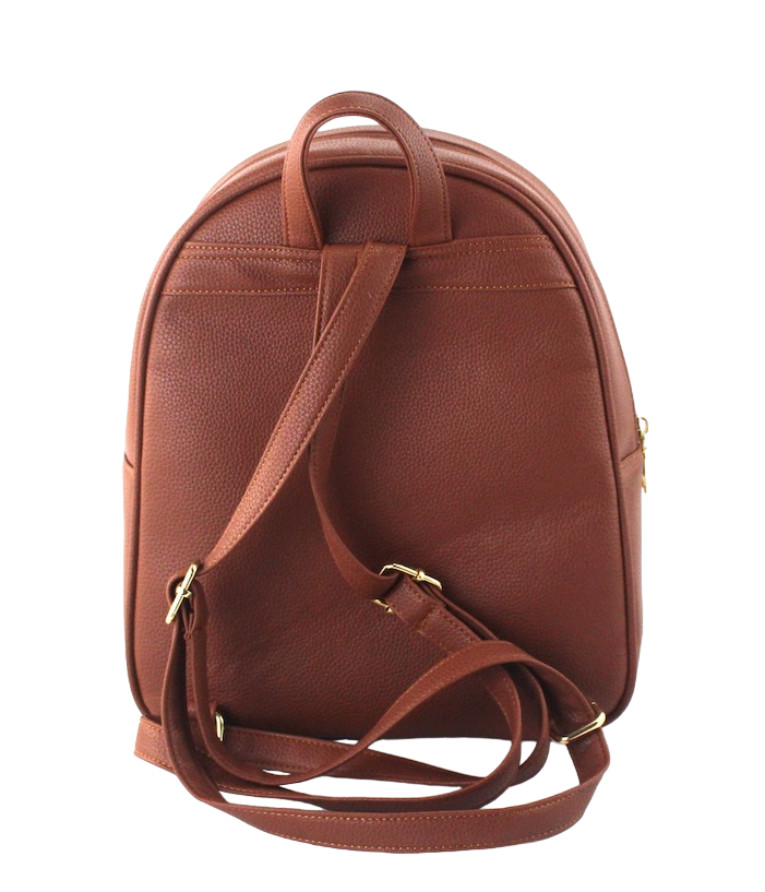 Vegan Leather Mini Backpack