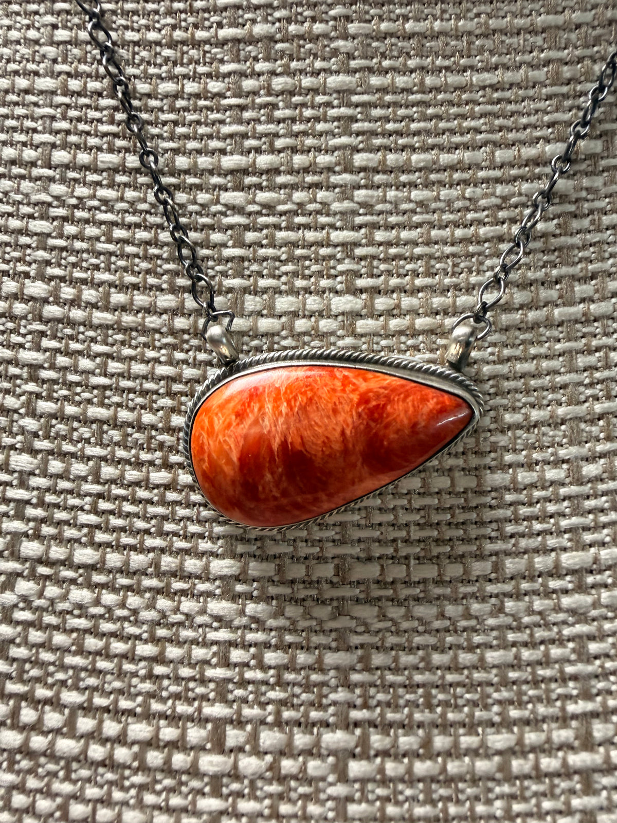 Spiny Oyster Slab Necklace