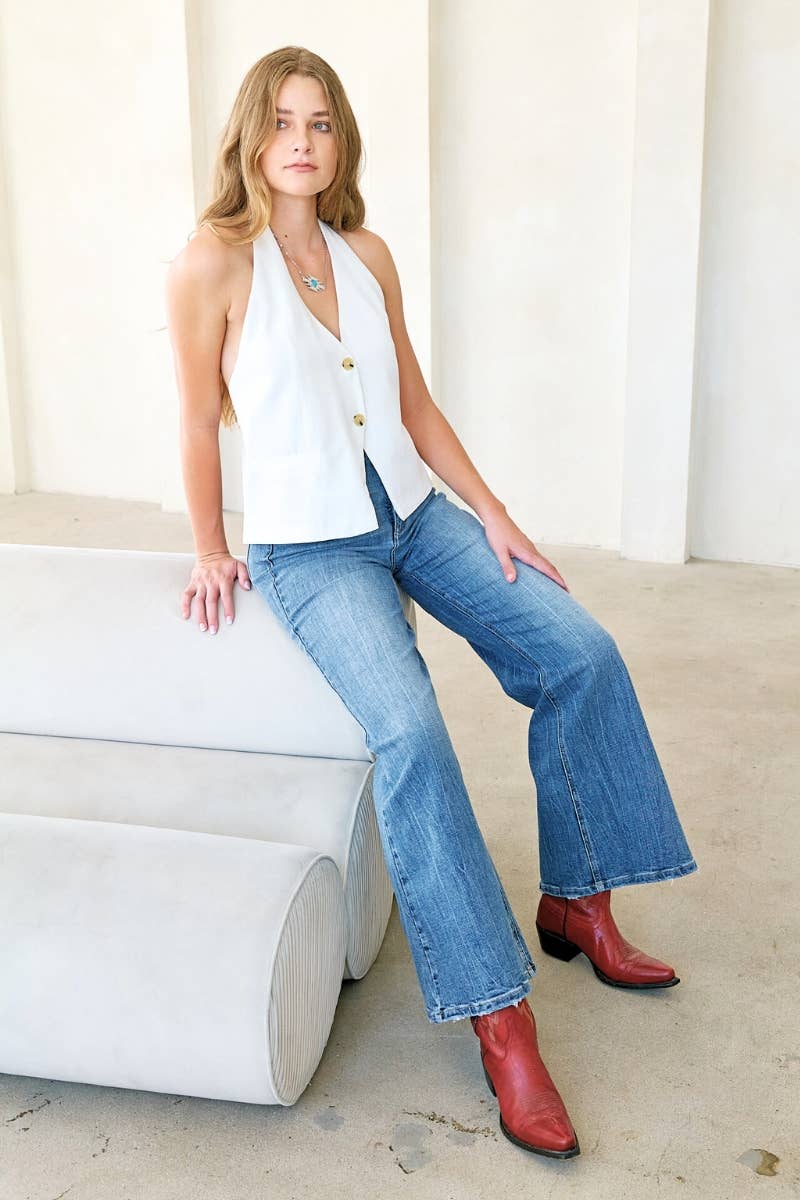 Artemis Vintage TUMMY CONTROL HIGH RISE PALAZZO JEANS