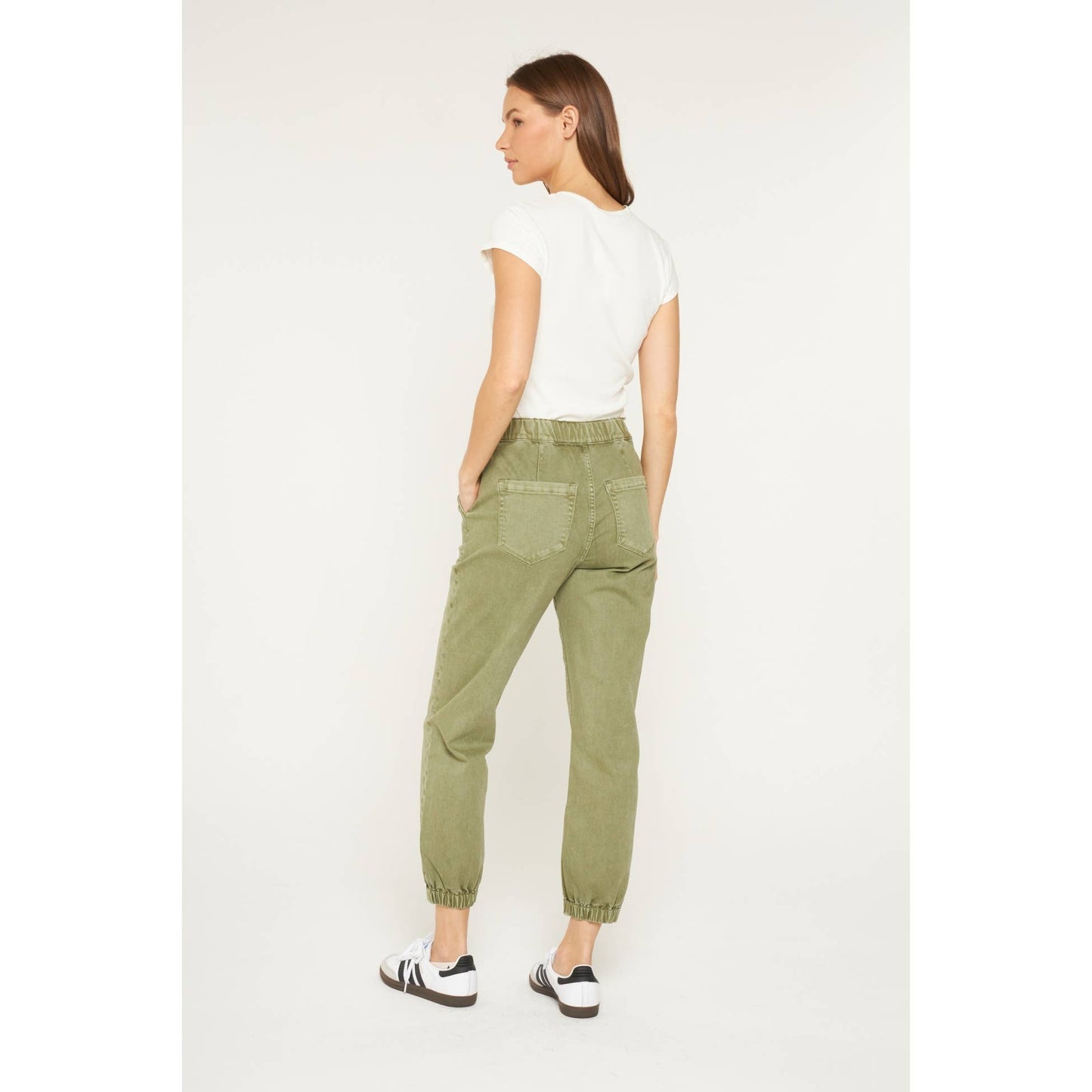 Olive HIGH RISE JOGGER