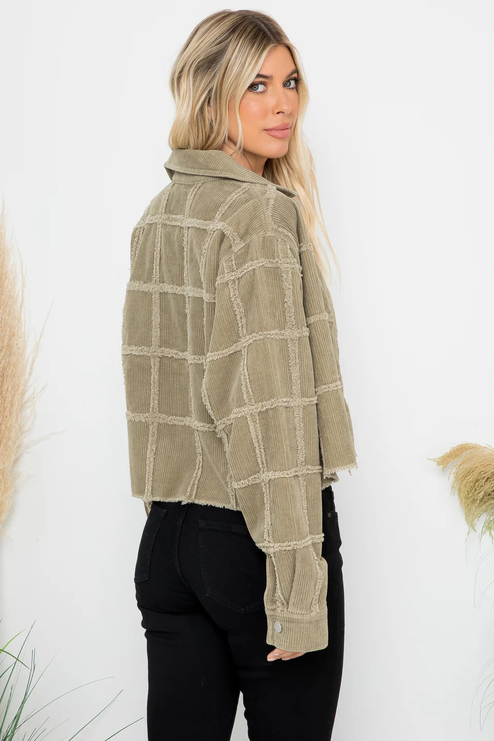 CORDUROY PATCHWORK JACKET 105