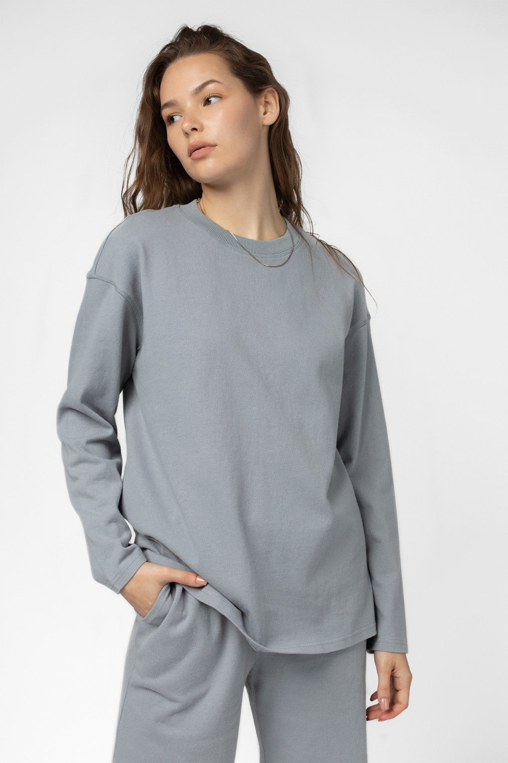 Long sleeve basic top (2 Colors)