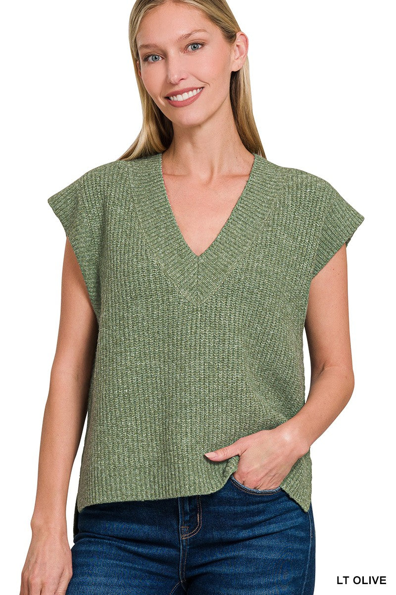 SWEATER SHIRT WITH SIDE SLIT ( 3 Colors)