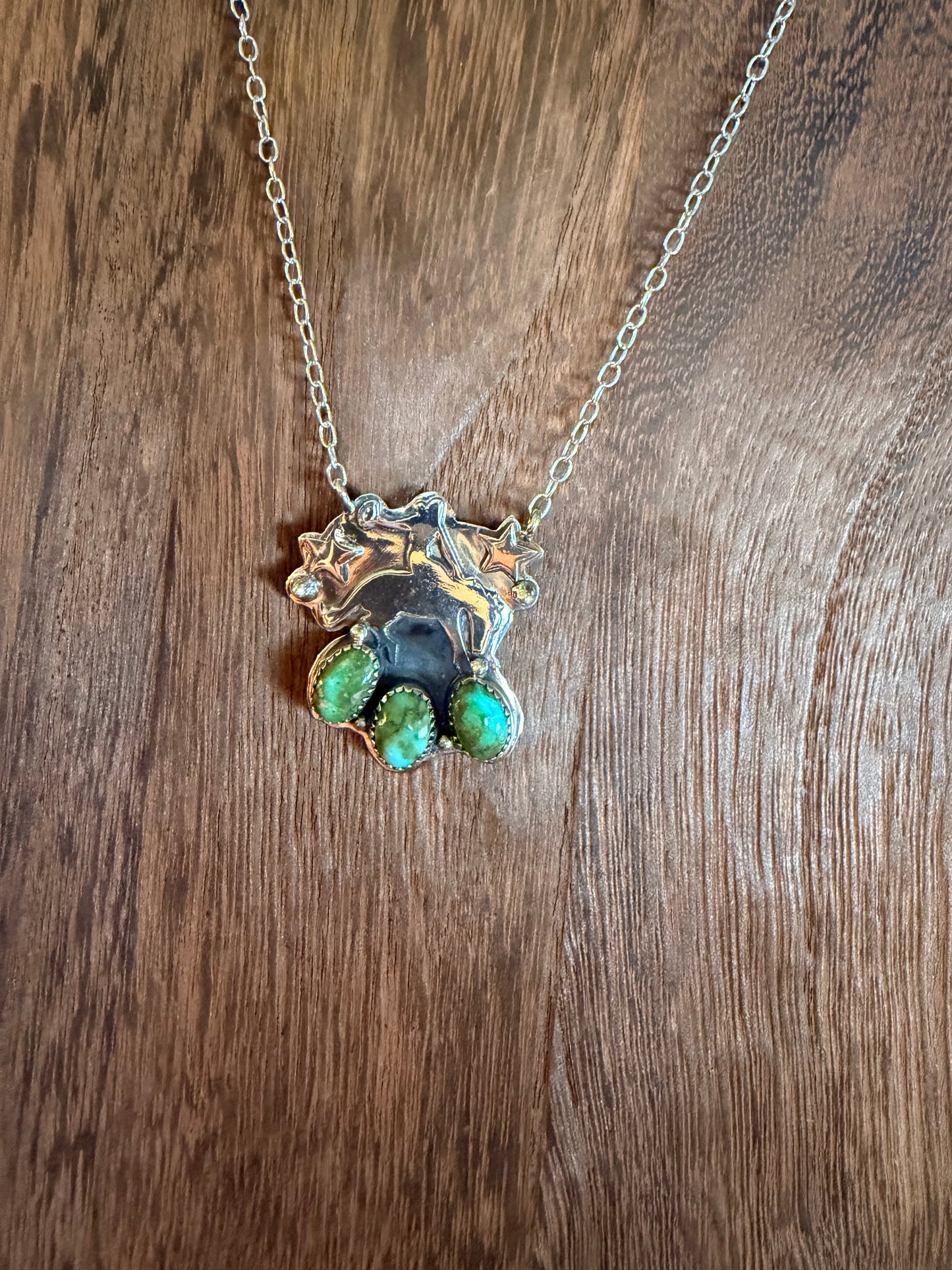 Sonoran Gold Turq Bron Necklace