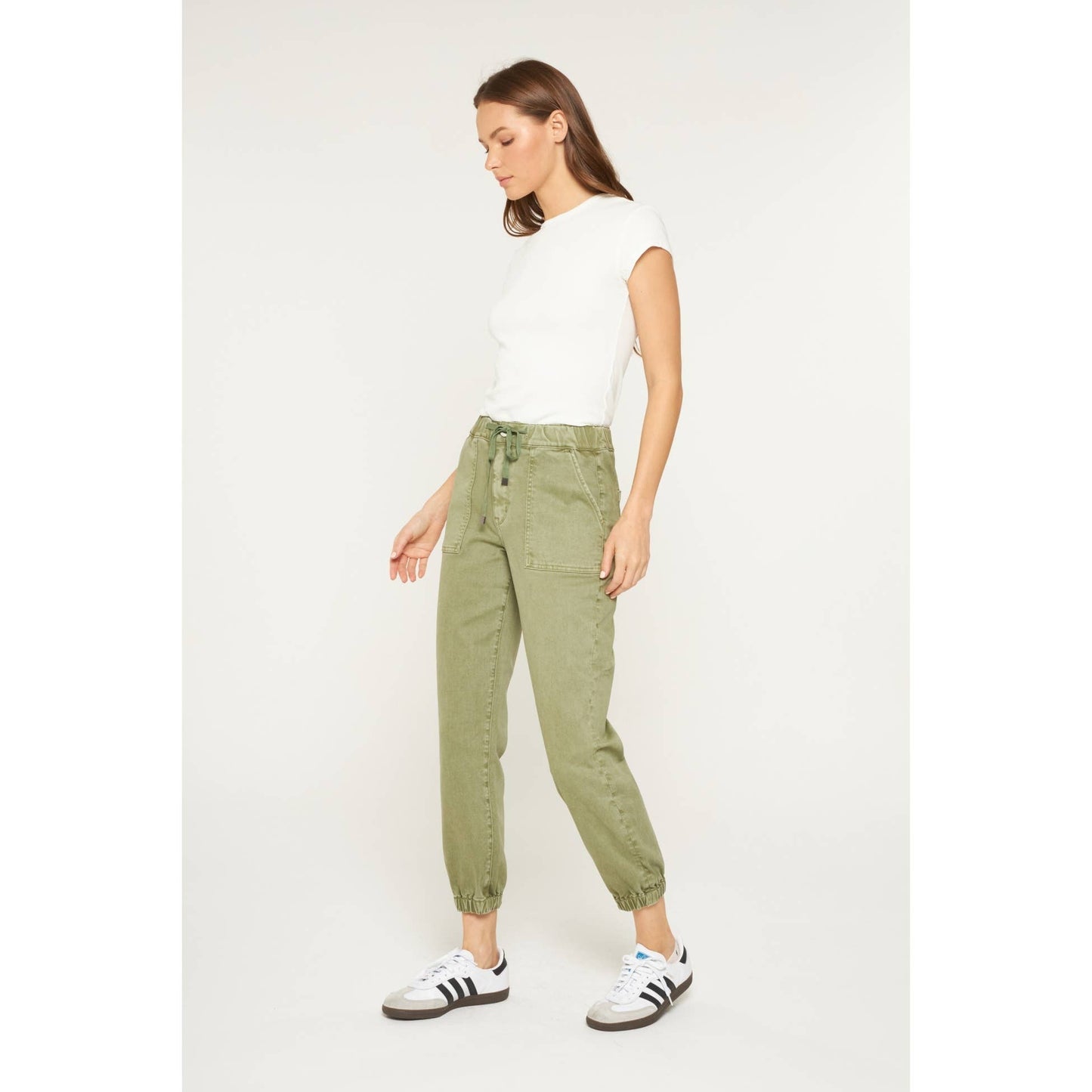 Olive HIGH RISE JOGGER