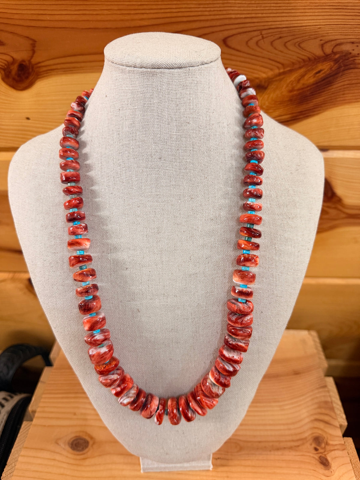 Spiny Oyster/Turquoise Necklace
