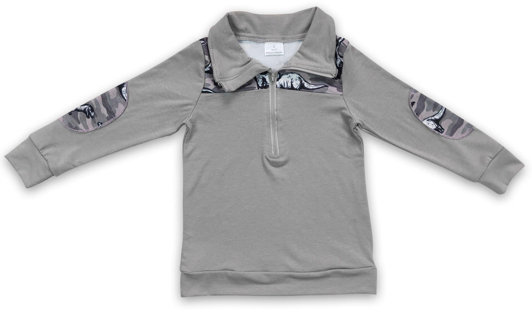 Dino Camo 1/4 Zip
