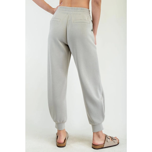 Modal Poly Span Scuba Jogger Pants (Regular & Plus)