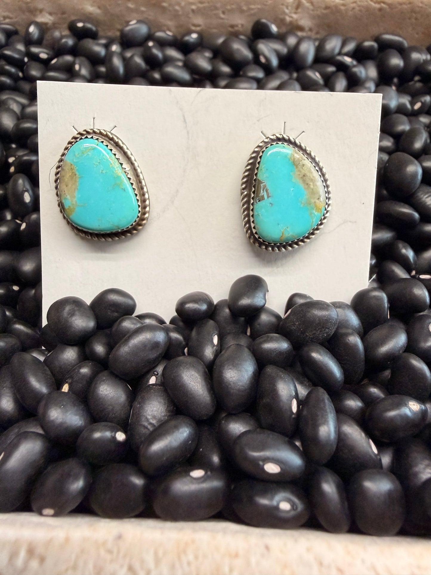 Donavan Nez Slab Stud Earrings