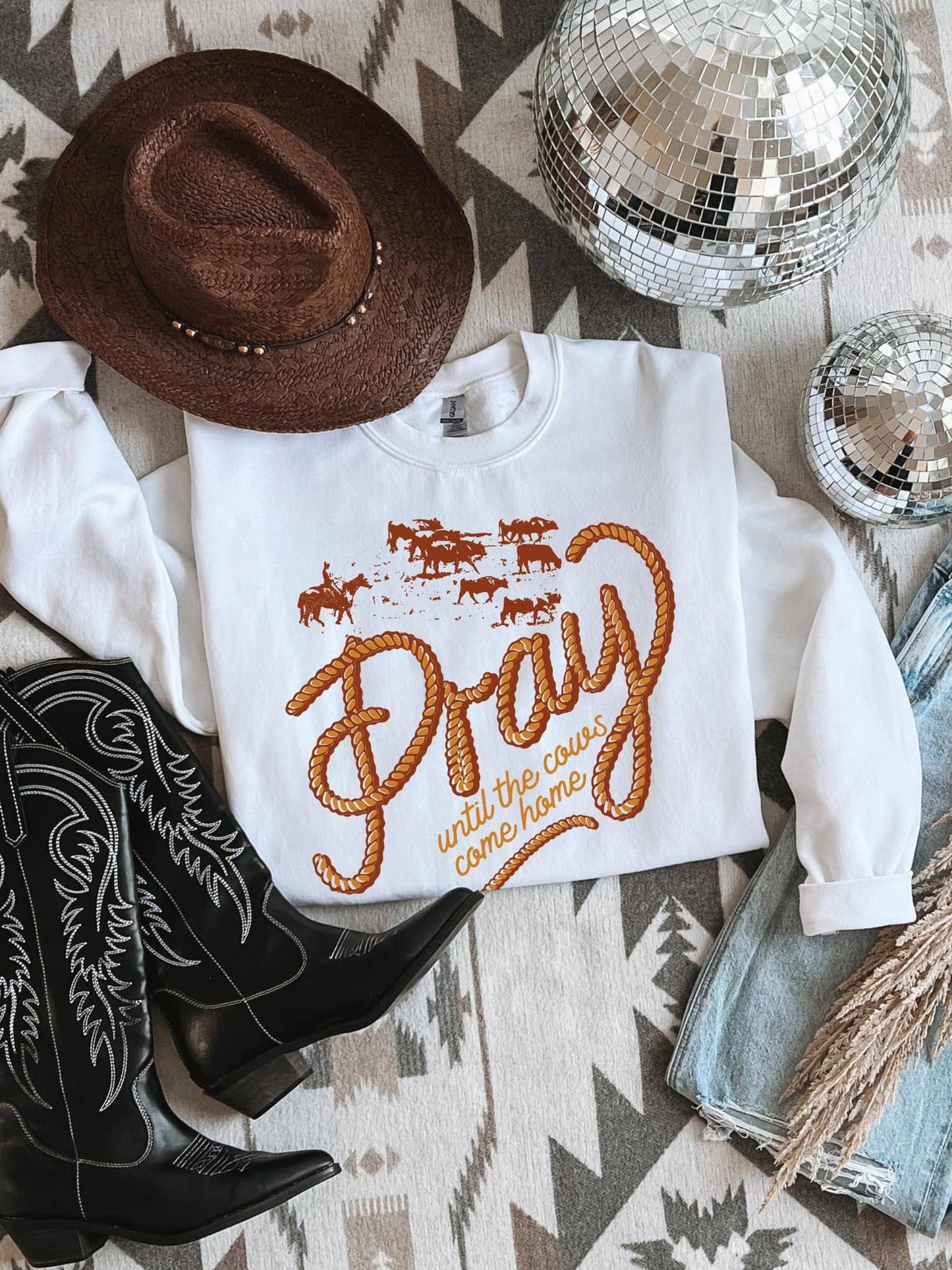 Pray until the cows come home