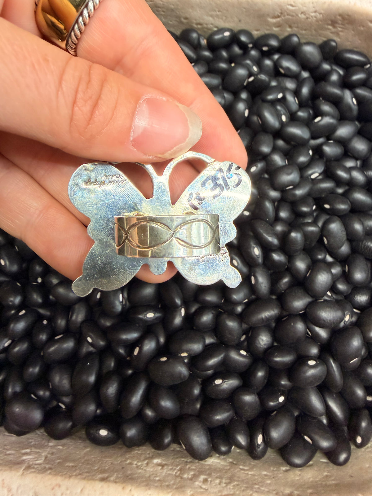 Darlene Begay Spiny Oyster Butterfly Ring