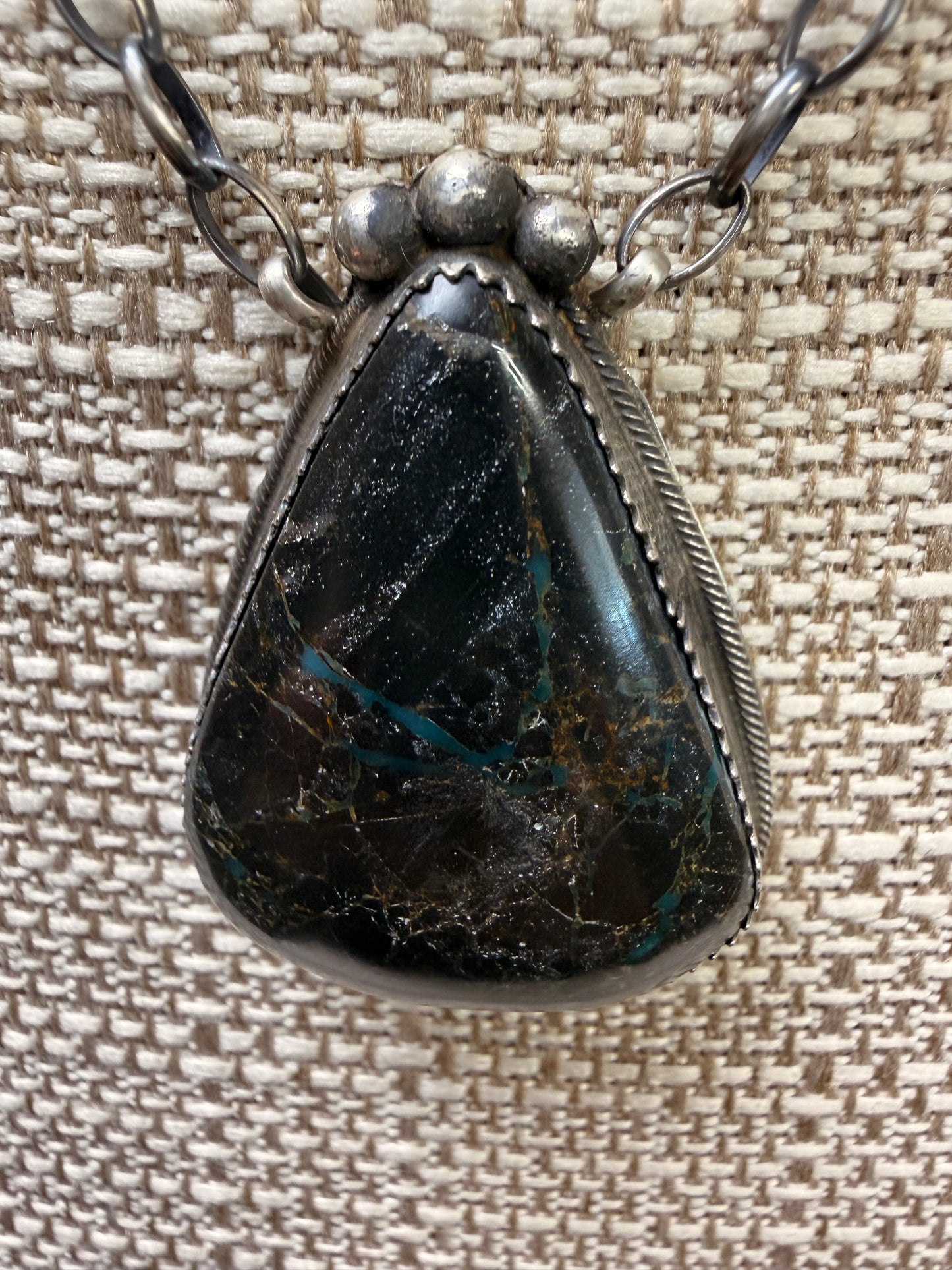 Bluemoon Turquoise Slab Necklace