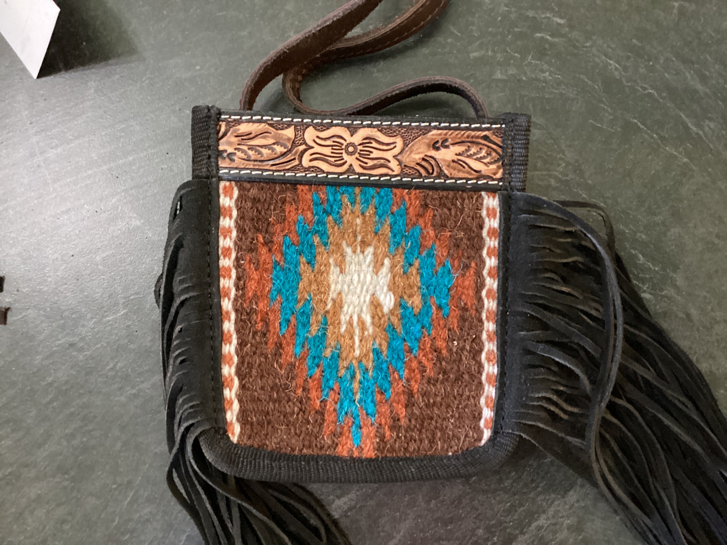 Kids Bag – Woolen Blanket Kids Hand Bag With Cowhide