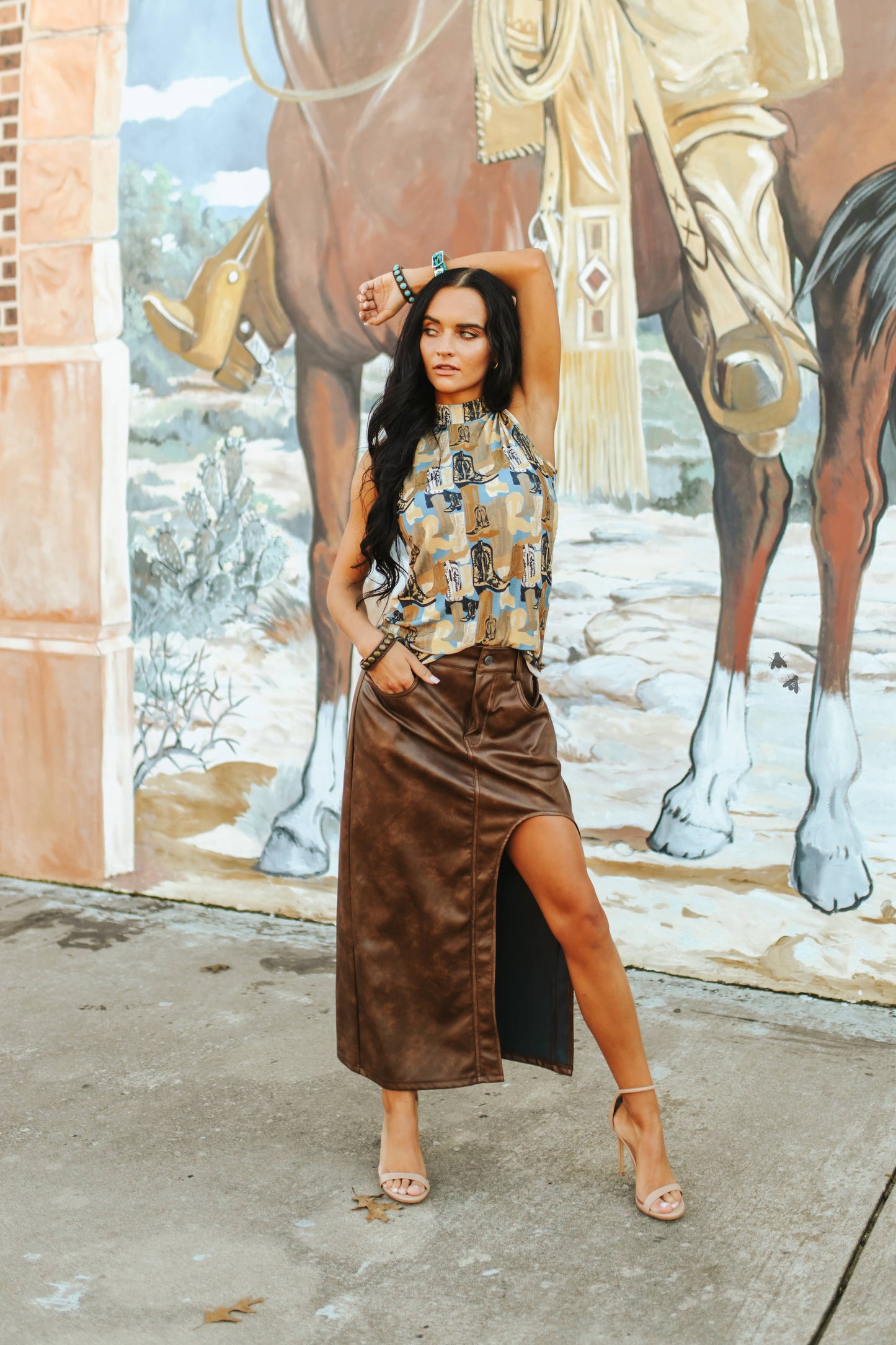 Leather Skirt