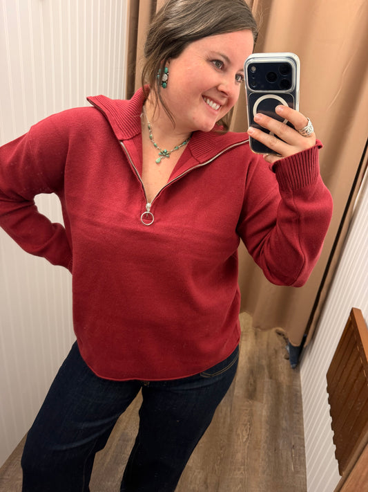 O-Ring Half Zip (2 Colors)