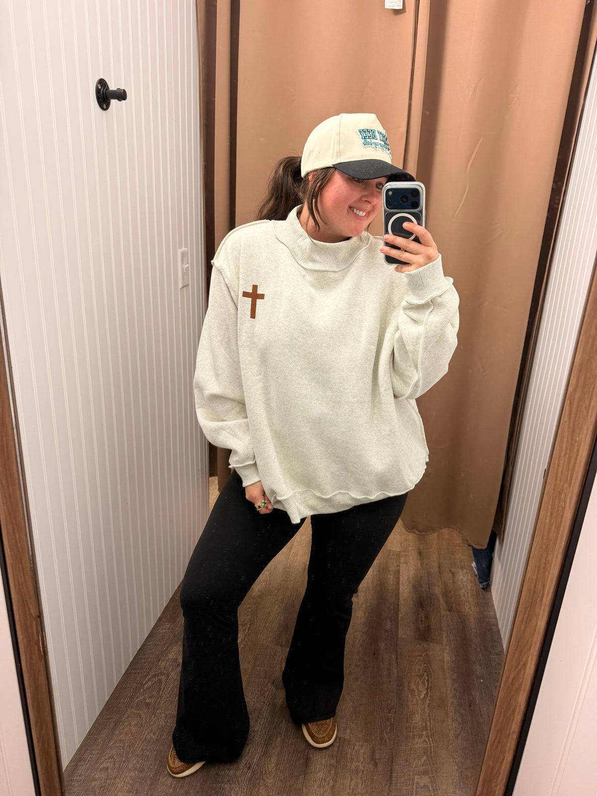 Jesus Saves Reversible Sweatshirt 🤎