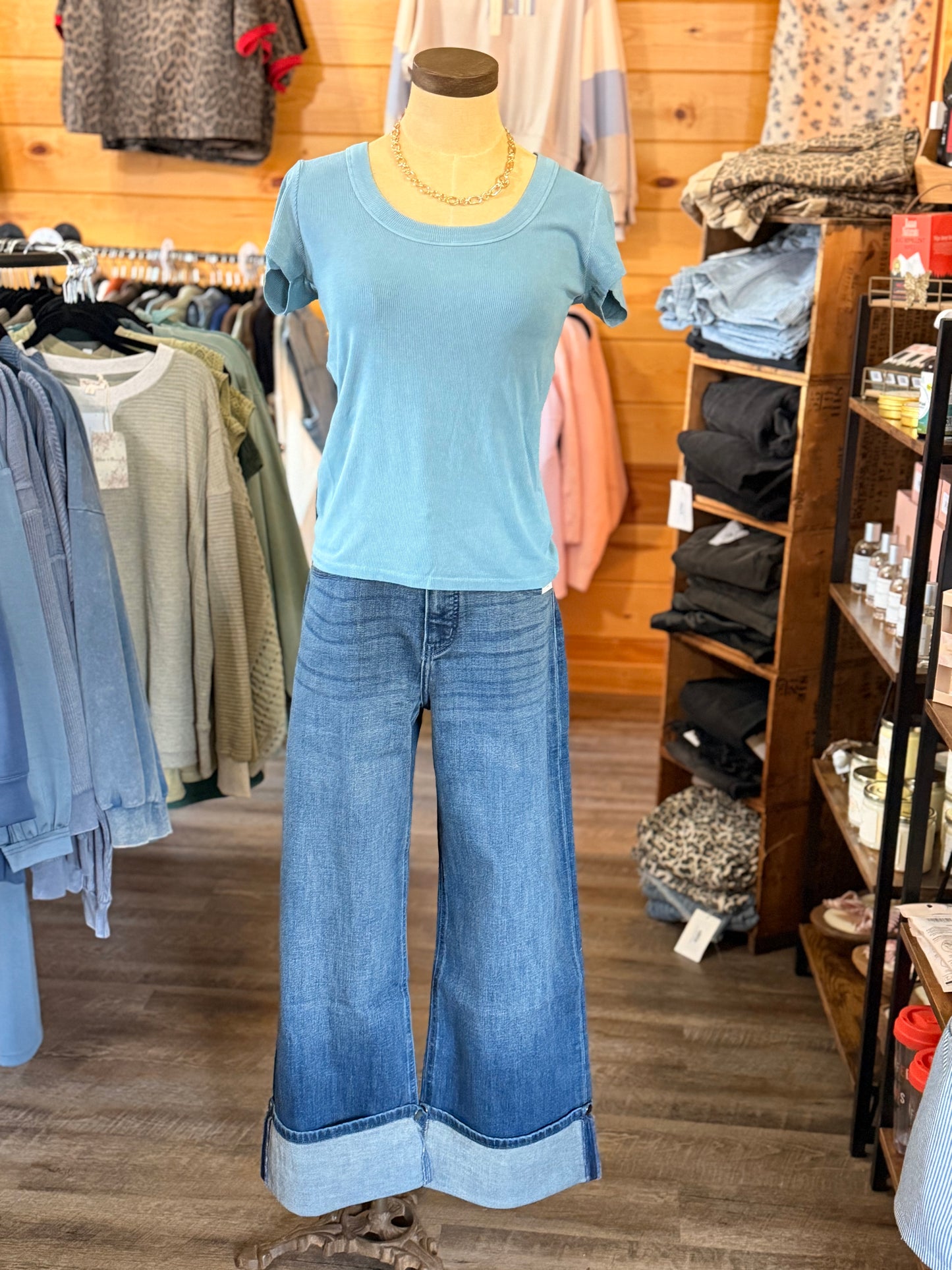 Ultra Soft Basic Scoop Neck (2 Colors)