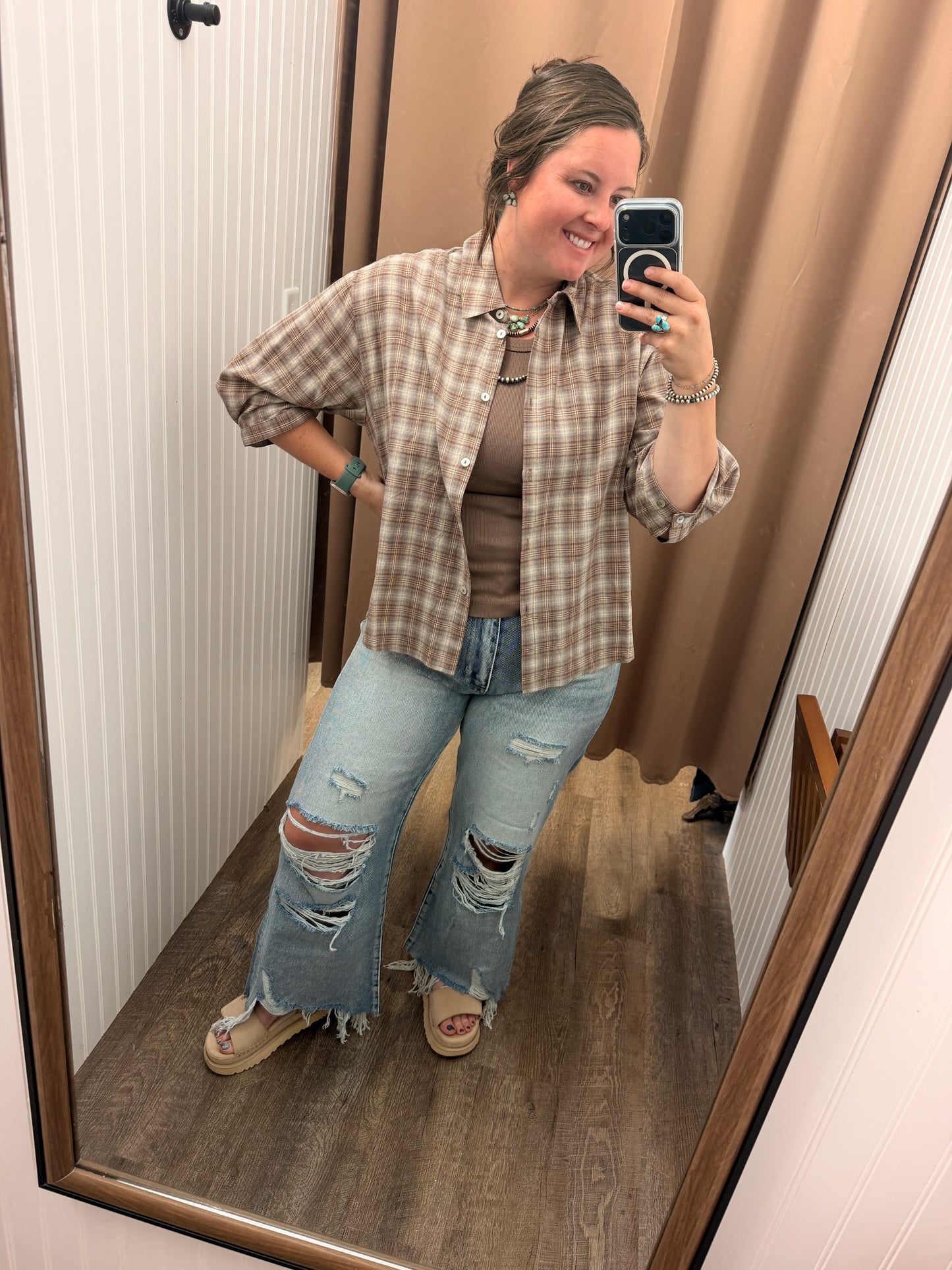 Coffee Run Plaid