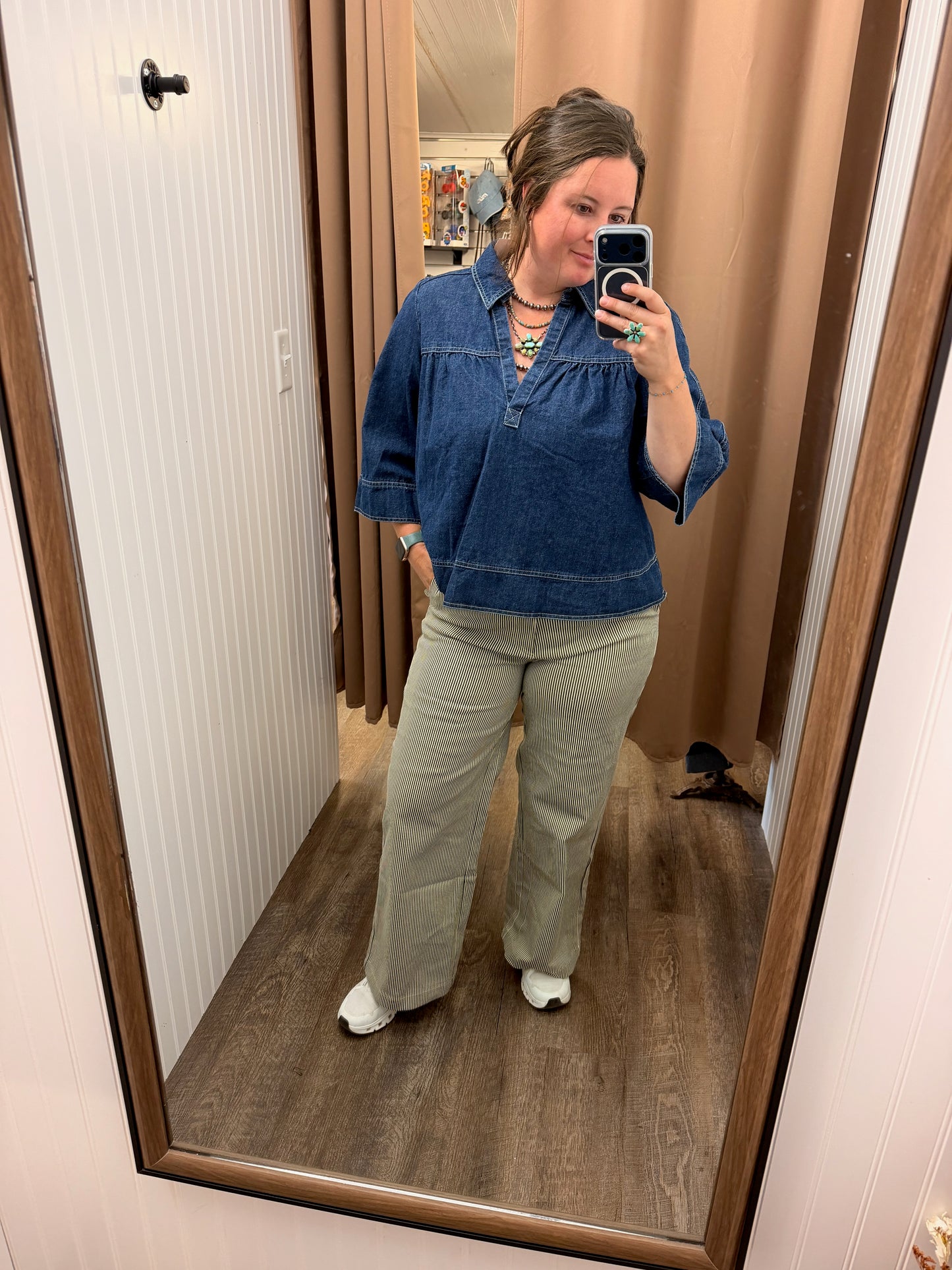 Weekend Stroll Striped Pants