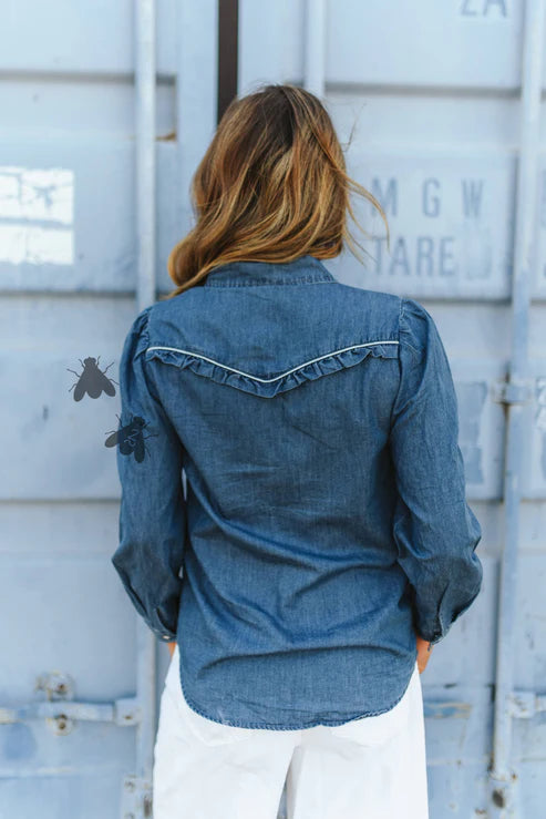 The Dakota Ruffle Top π