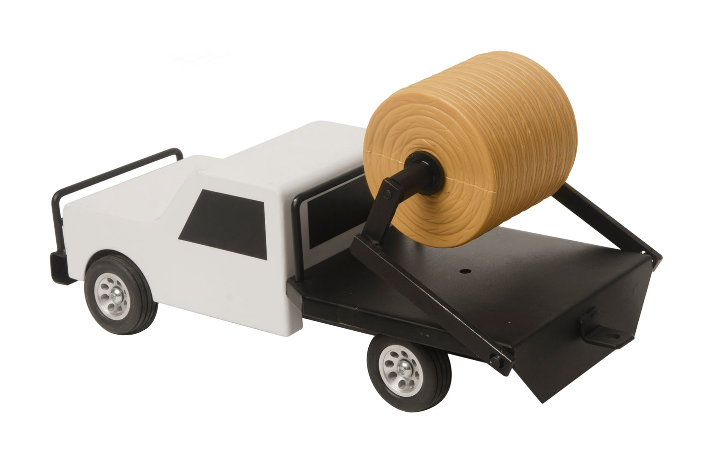 Flatbed Hay Truck Black/White- PRE ORDER