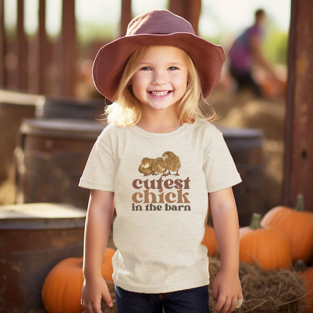 Cutest Chick Country Farm Western Girl Clothing Kid Clothes