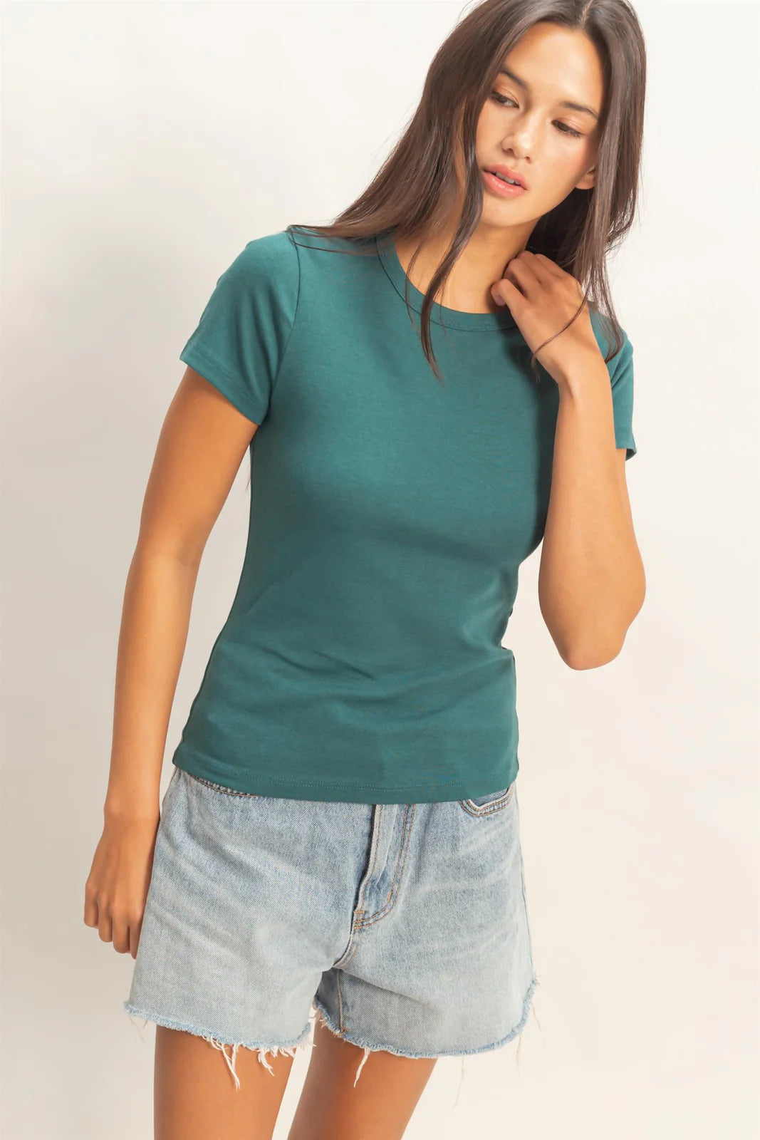 The Everyday Essential Tee – Deep Teal