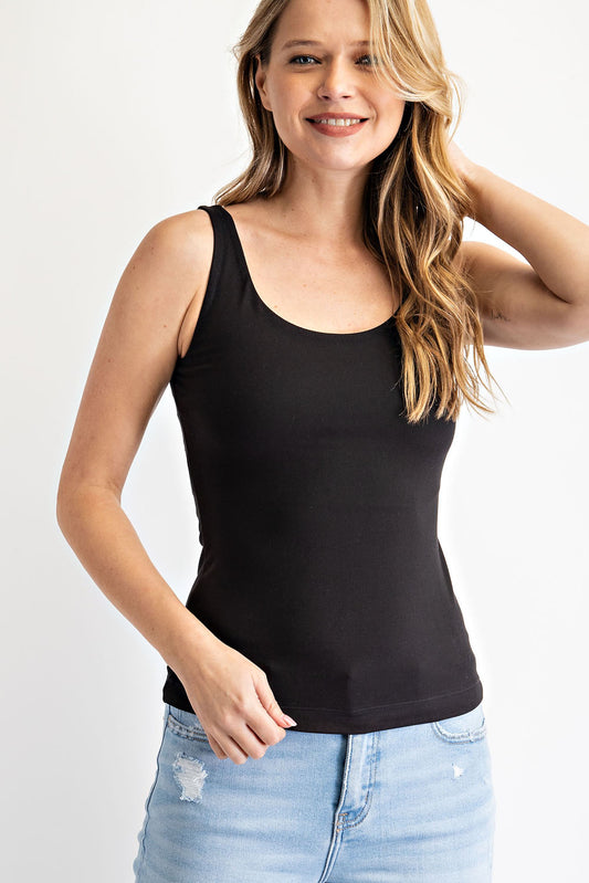 Butter Soft Round Neckline Tank (Plus Size)