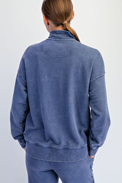 French Terry Quarter Snap Sweatshirt