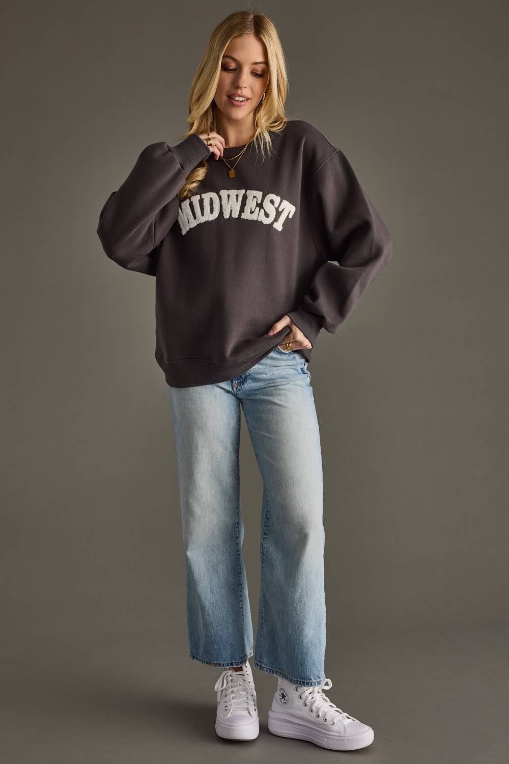 Dk. Gray & White Midwest Sweatshirt