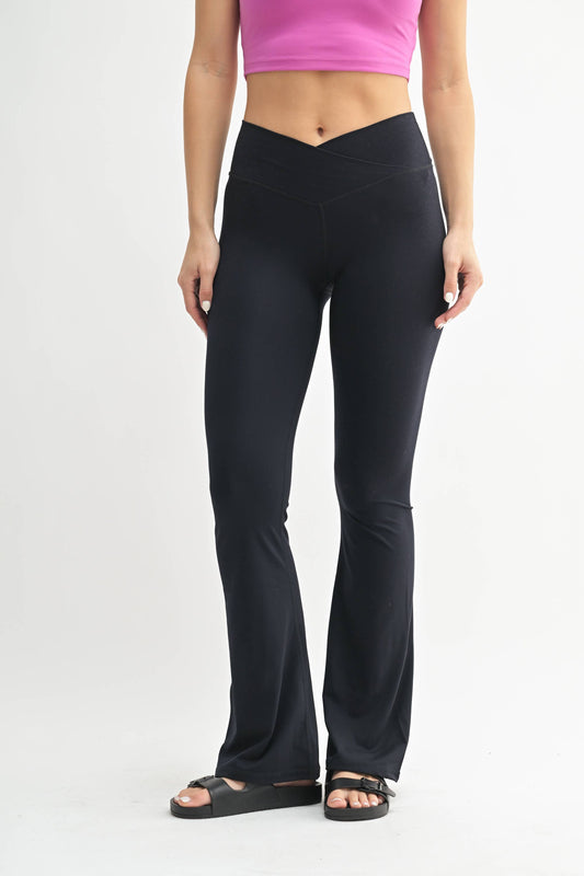 Crossover Waist Yoga Pants