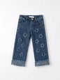 4th of july Stylish Star Shaped Distressed Jeans