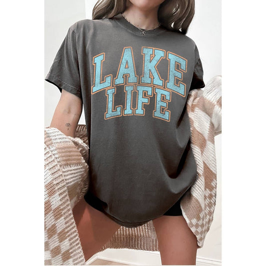 LAKE LIFE WASHED GRAPHIC TEE