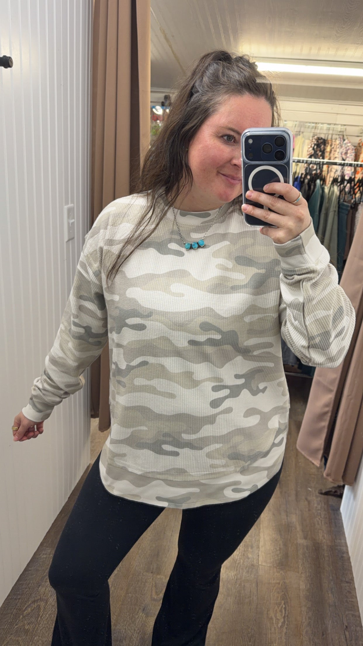 Camo Corded Poncho