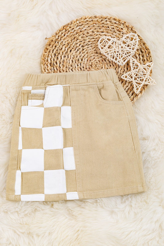 Baby/Girls Checkered Skirt
