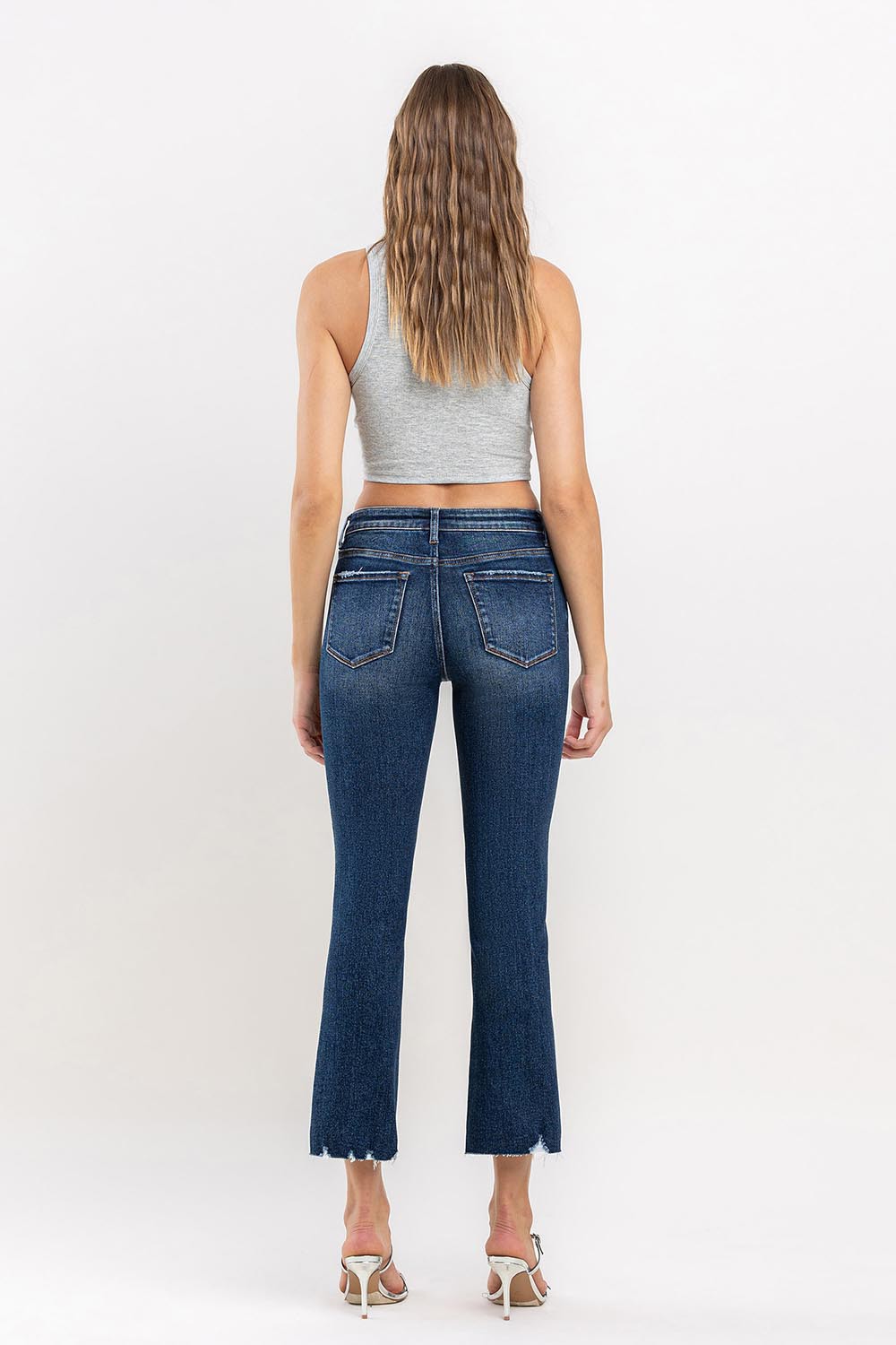 Mid Rise Cropped Mini Bootcut-Lovervet by Vervet (Regular & Plus)