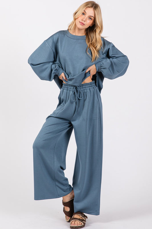 Scuba Top and Pant Set