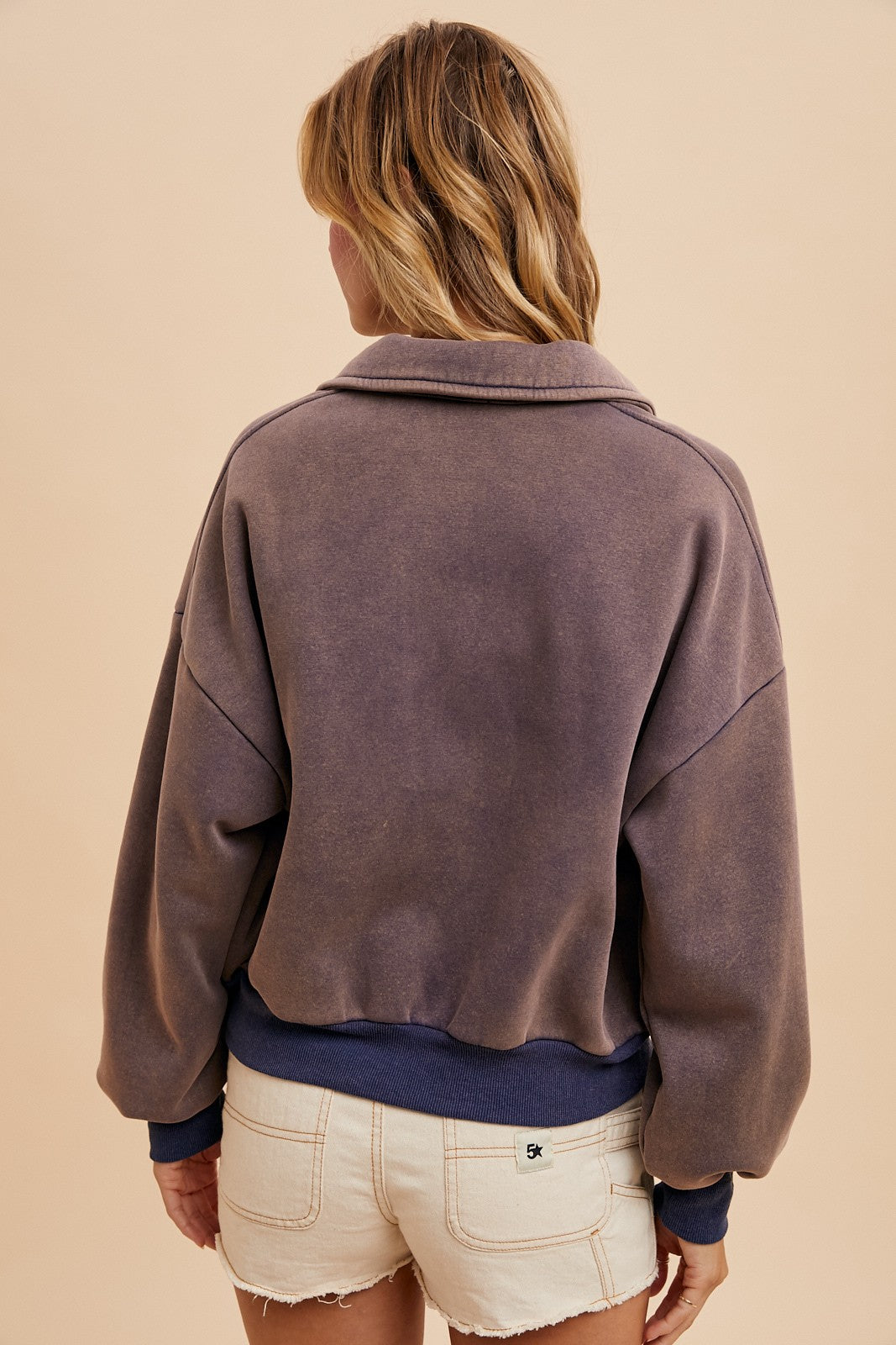 Cropped Polo Pullover