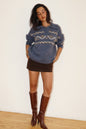 Cozy Fit Knit Sweater With Relaxed Collar