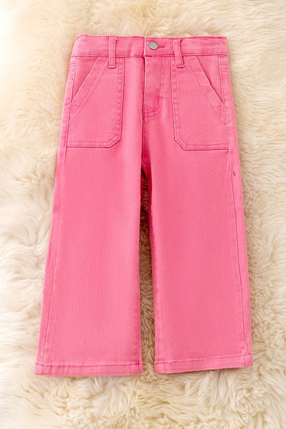 Girls Relaxed Fit Denim Pants