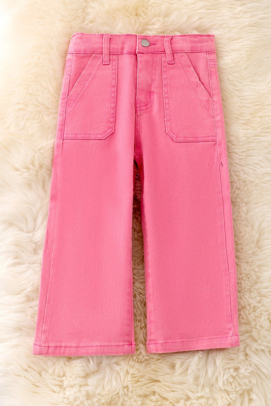 Girls Relaxed Fit Denim Pants