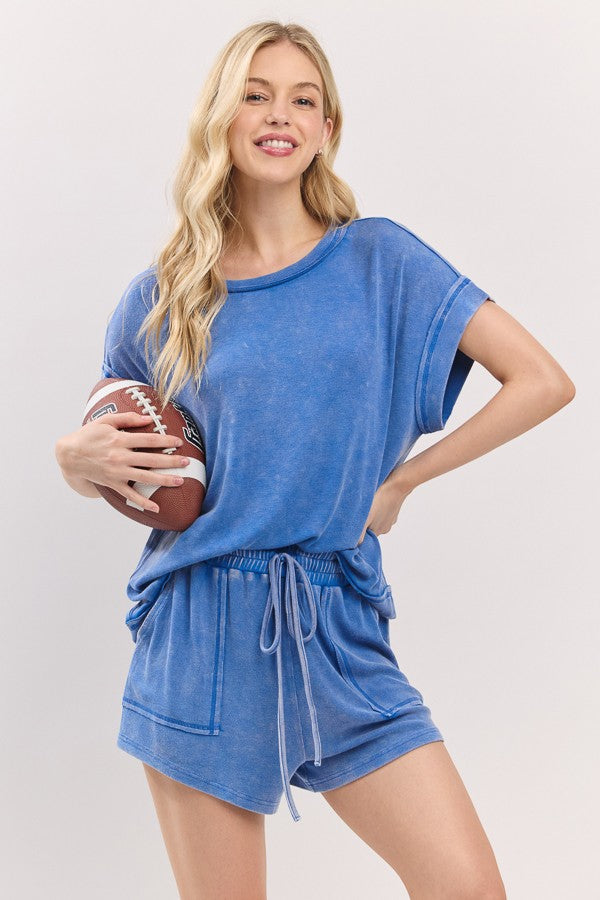 Mineral Washed Ribbed Set