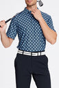 Men's Short Sleeve Printed Performance Polo
