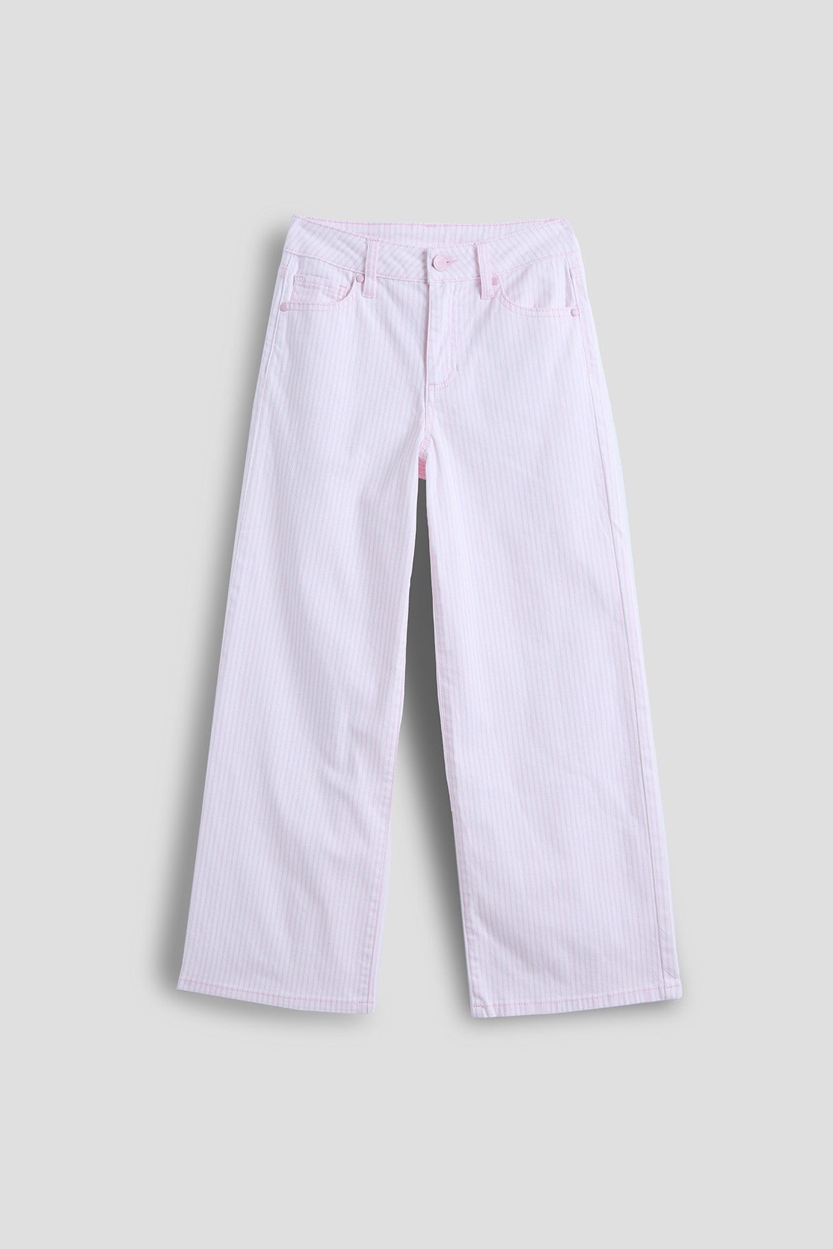 Girls Wide Leg Stripe Pant