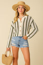 Striped Crochet Top