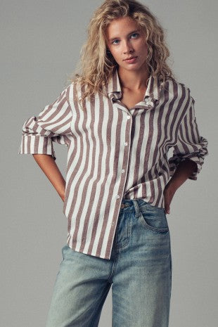 ✨ The Prairie Drift Linen Top