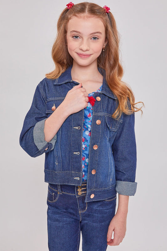 Girls Oversized Denim Jacket
