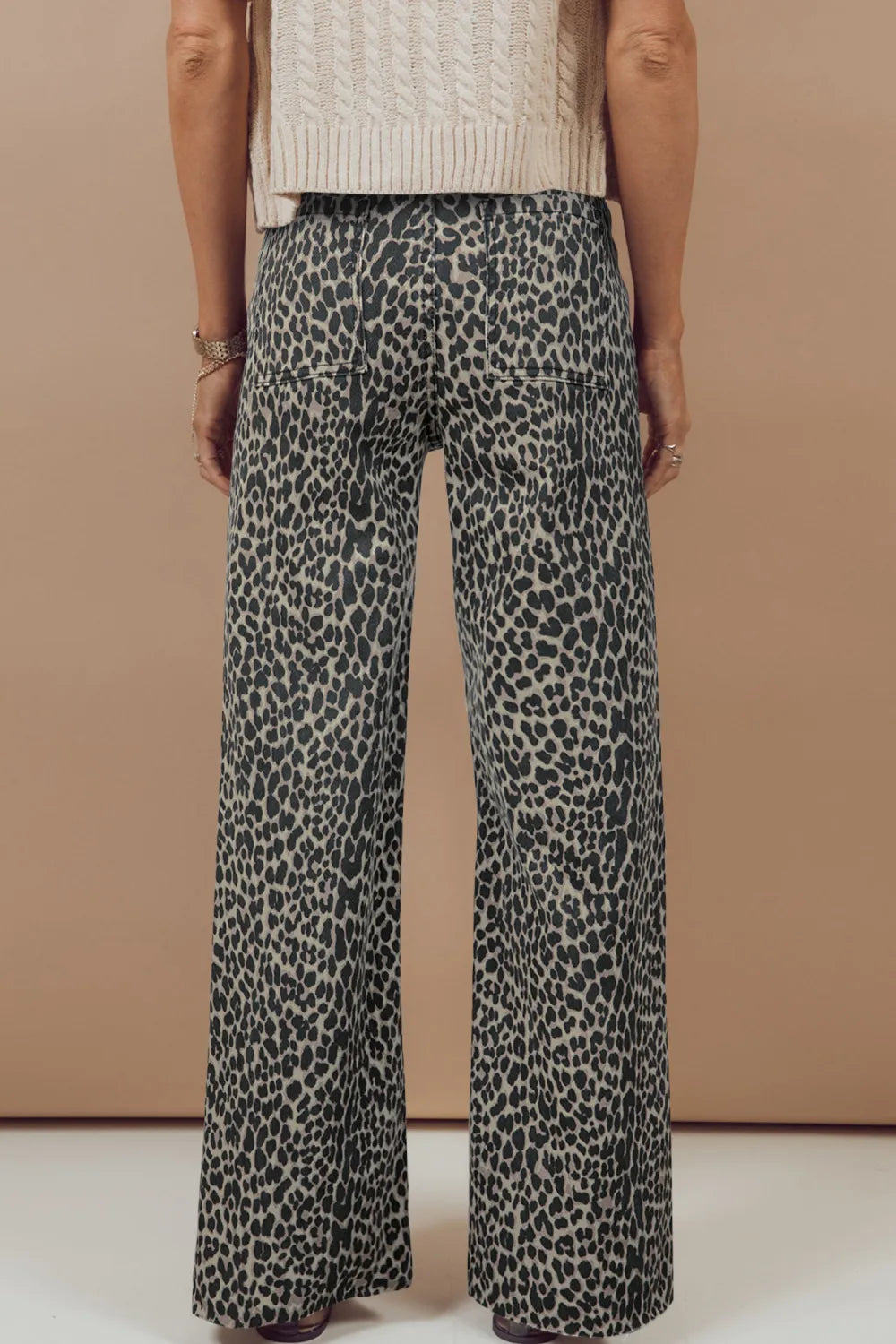 Prairie Roam High Waist Leopard Jeans