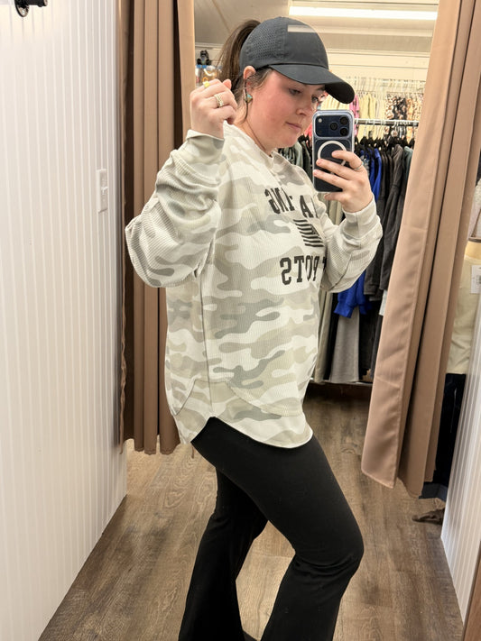 United States Of America (Front) Corded Poncho